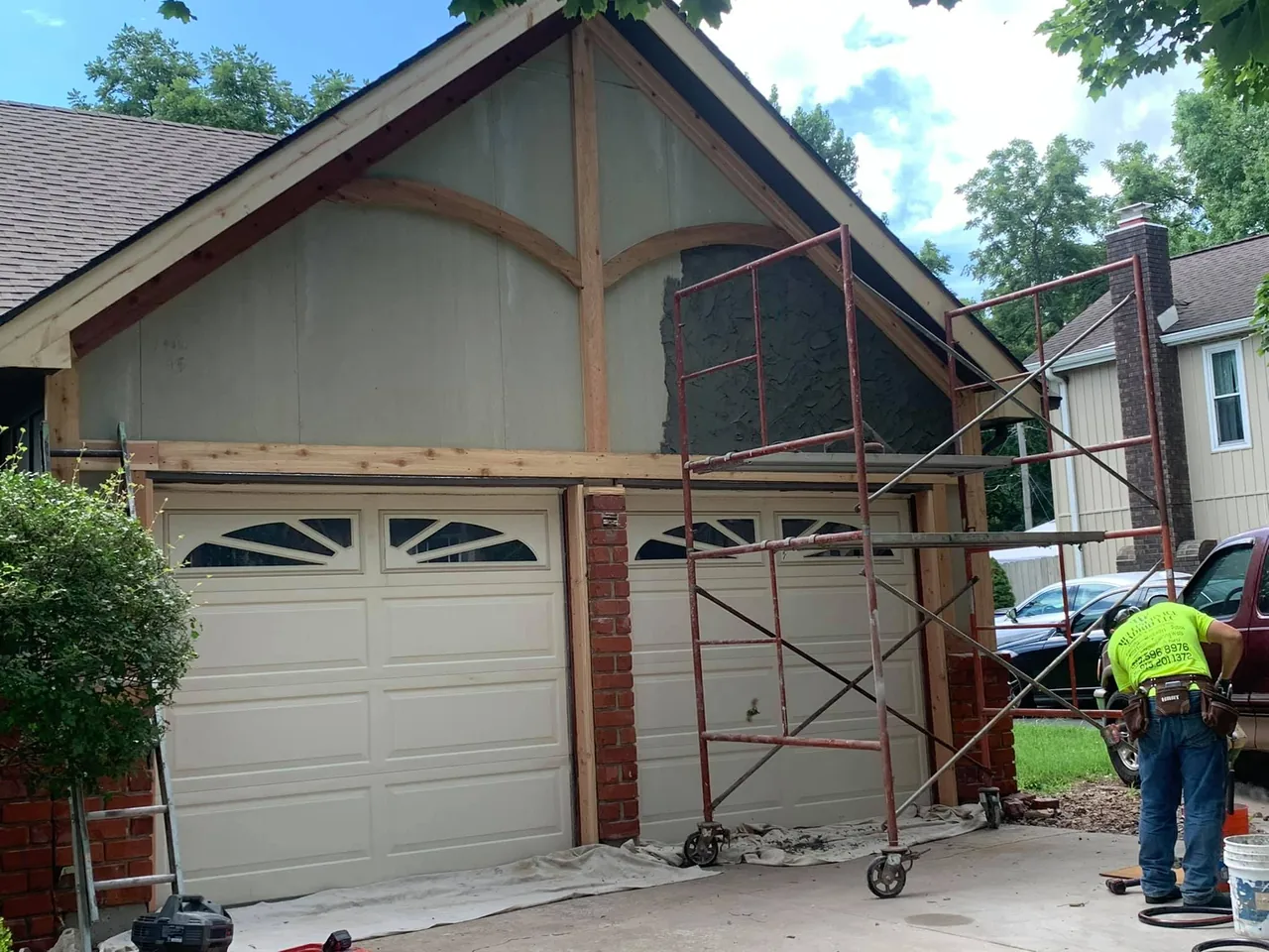 Completed remodeling and construction project in Kansas City by Multiservices Madrid LLC