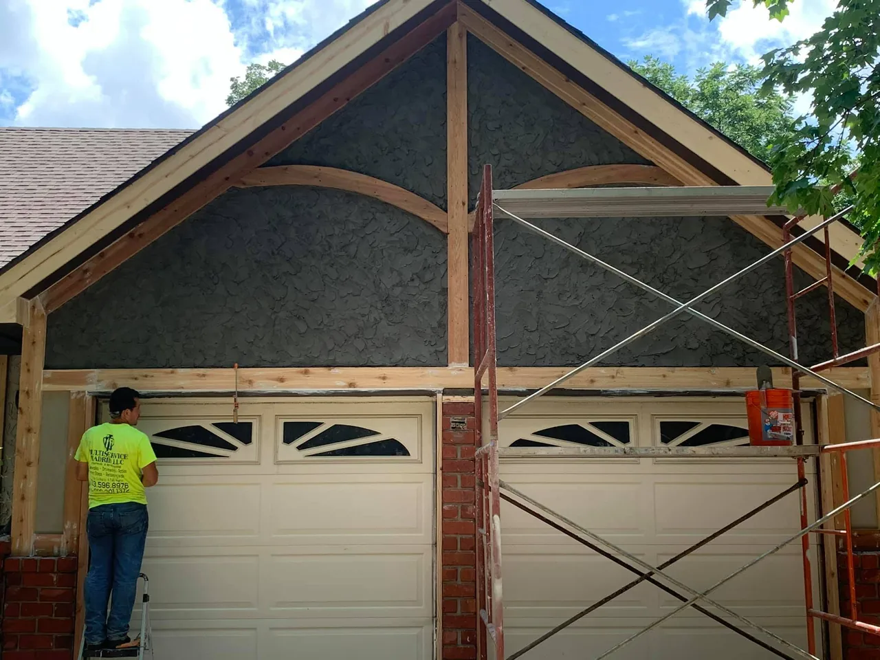 Completed remodeling and construction project in Kansas City by Multiservices Madrid LLC