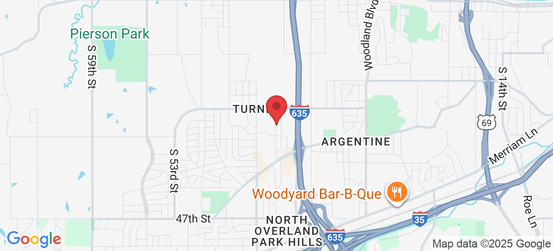 Map showing Multiservices Madrid LLC location at 2511 S 45th Terrace K, Kansas City, KS 66106